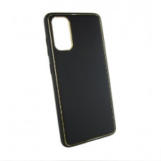 Samsung S20 G980 Чохол шкіряний TPU+PC (чорний)