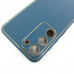 Samsung S23 S911 Чохол шкіряний Захист камери (синій)