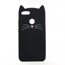 Huawei Honor 9 lite (LLD-L31) Дитячий чохол 3D Cat (чорний)