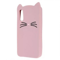 Samsung A70 A705 об'ємний чохол LoveCat (рожевий)