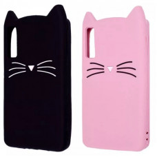 Samsung A7 A750 об'ємний чохол 3D Cat кішка (на вибір)