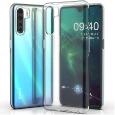 Oppo A91 Reno 3 силіконовий чохол (прозорий)