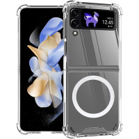 Чохол книжка Samsung Galaxy Z Flip6 Шкіряний (чорний)