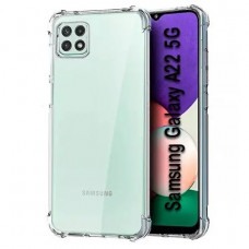 Samsung A22 5G A226 Прозорий чохол Антишок (кути + захист камери)