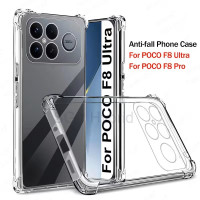 Xiaomi Poco F8 Ultra Чехол защита камери + углы (прозрачный)