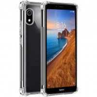 Xiaomi Redmi 7A Прозрачный чехол Антишок (углы)