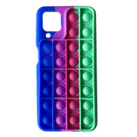 Samsung A12 A125 M12 M125 объемный чехол Pop It (girl)