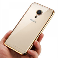 Meizu M3 Note чохол Electroplating grey