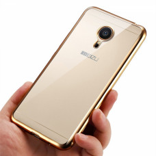 Meizu M3 Note чехол Electroplating (золотой)