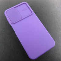 Samsung A24 A245 Чохол Захист камери Шторка (бузковий)