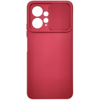 Xiaomi Redmi 12 Силіконовий чохол Шторка (червоний)