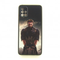 Samsung A51 A515 чохол малюнок Marvel (капітан Америка)