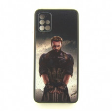 Samsung A51 A515 чохол малюнок Marvel (капітан Америка)