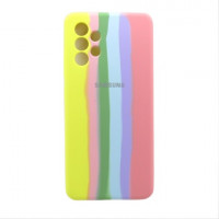 Samsung A32 A325 Чехол микрофибра Rainbow (радуга)