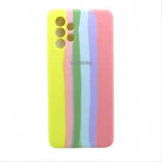 Samsung A32 A325 Чохол мікрофібра Rainbow (веселка)