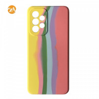 Samsung A53 A536 Силиконовый чехол Радуга (Rainbow)