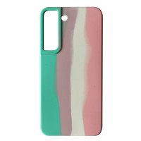 Samsung S22 S901 Силиконовый чехол Радуга (Rainbow)
