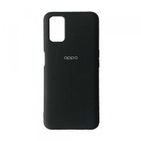 Oppo A54 A55 Силіконовий чохол Мікрофібра (чорний)