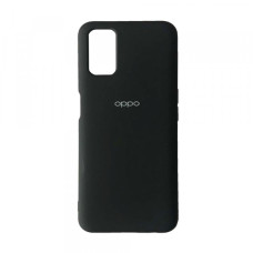 Oppo A54 A55 Силіконовий чохол Мікрофібра (чорний)