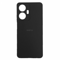 Realme C55 Силіконовий чохол Мікрофібра (чорний)
