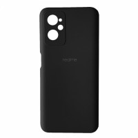 Realme 9i Силіконовий чохол Мікрофібра (чорний)