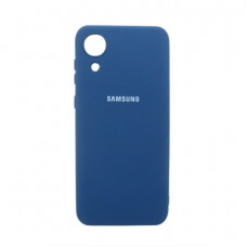 Samsung A03 Core A032 Чохол силіконовий Silicone Cover (синій)