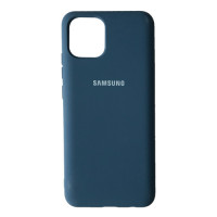 Samsung A03 A035 Чохол силіконовий Silicone Cover (синій)