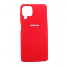 Samsung A22 A225 M32 M325 Чохол мікрофібра Silicone (червоний)