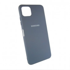 Samsung A22 5G A226 Чохол силіконовий Мікрофібра (сірий)