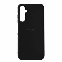 Samsung A35 A356 A34 Чохол силіконовий Мікрофібра (чорний)