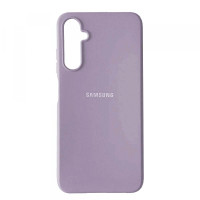 Samsung A35 A356 A34 Чохол силіконовий Мікрофібра (ліловий)