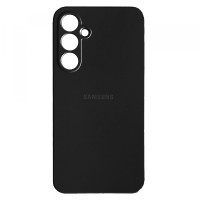 Samsung A55 A556 Чохол силіконовий Мікрофібра (чорний)