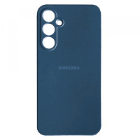 Samsung A55 A556 Чохол силіконовий Мікрофібра (синій)