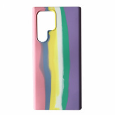 Samsung S22 Ultra S908 Силіконовий чохол Веселка (Rainbow)