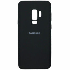 Samsung G965 S9 Plus чохол мікрофібра Silicone Cover black