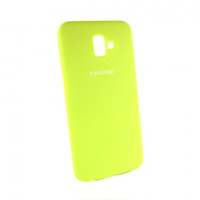 Samsung J6 Plus J610 Чохол силіконовий Silicone Cover (жовтий)