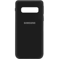 Samsung G973 S10 Чохол накладка Мікрофібра (чорний)