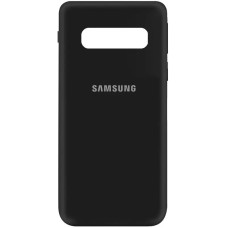 Samsung G973 S10 Чохол накладка Мікрофібра (чорний)