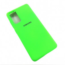 Samsung S20 FE G780 Чехол силиконовый Silicone Cover (салатовый)
