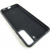 Samsung S21 FE G990 Чохол мікрофібра Silicone Cover (чорний)