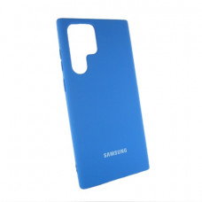 Samsung S22 Ultra S908 Чохол Silicone Cover (блакитний)