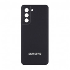 Samsung S22 S901 Чохол мікрофібра Silicone Cover (чорний)