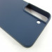 Samsung S22 S901 Чехол микрофибра Silicone Cover (синий)