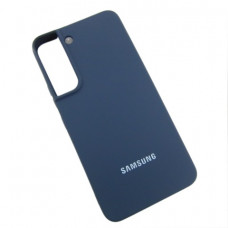 Samsung S22 S901 Чохол мікрофібра Silicone Cover (синій)