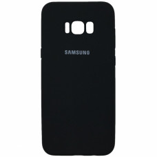 Samsung G950 S8 Чохол силіконовий Мікрофібра (чорний)