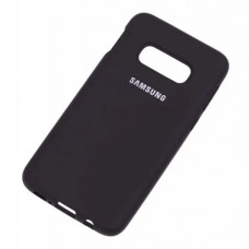 Samsung G975 S10 plus Чохол мікрофібра Silicone Cover (чорний)