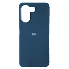 Xiaomi Redmi 13C Poco C65 Силіконовий чохол Мікрофібра (синій)