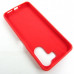 Xiaomi Redmi 13C Poco C65 Силіконовий чохол Мікрофібра (червоний)