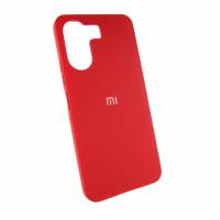 Xiaomi Redmi 13C Poco C65 Силіконовий чохол Мікрофібра (червоний)