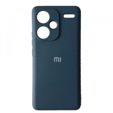 Xiaomi Redmi Note 13 Pro+ Plus Силіконовий чохол Мікрофібра (синій)